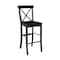 International Concepts X-Back Bar Height Stool, 30" Seat Height, Black S46-6133 - alternate 2